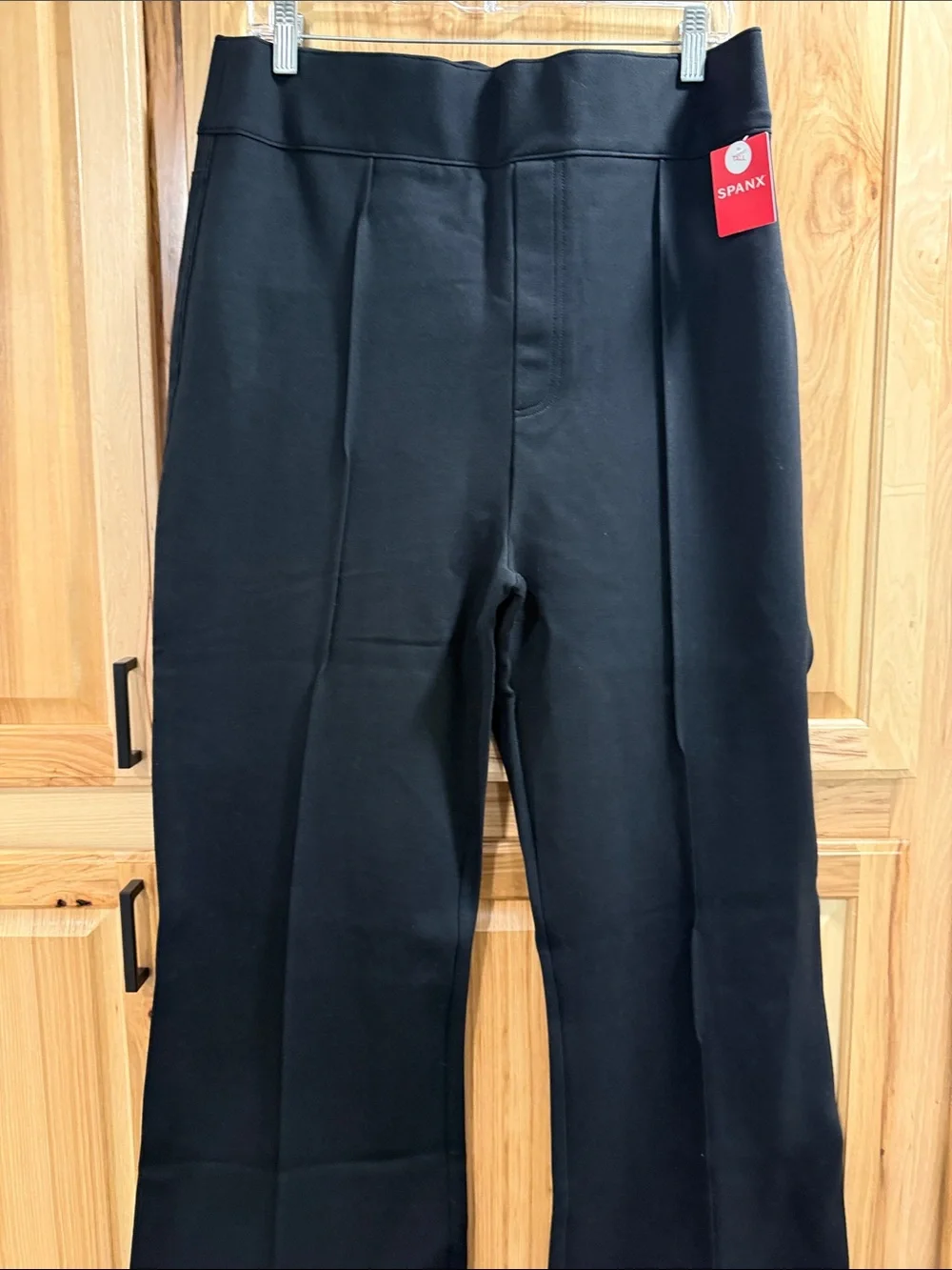 New! SPANX Women’s 1X Tall High Rise Flare Black Business Career Dress Pants